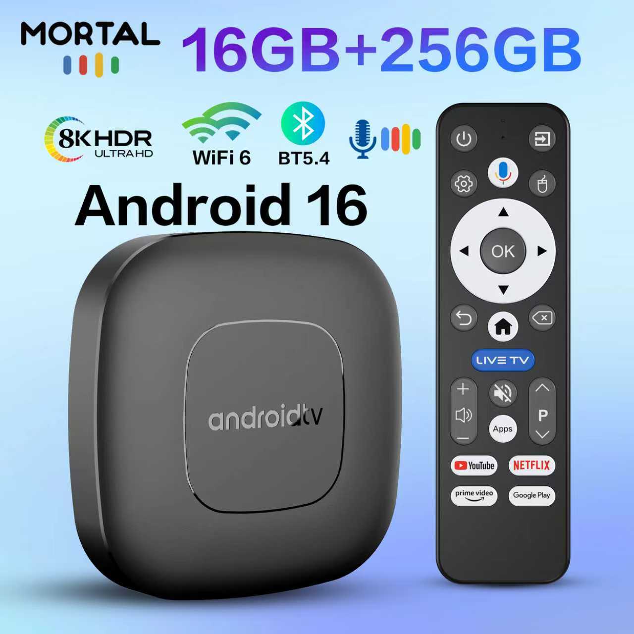 Home Cinema Google - TVボックス Android 16 Googleアシスタント音声コントロール 8GB 128GB