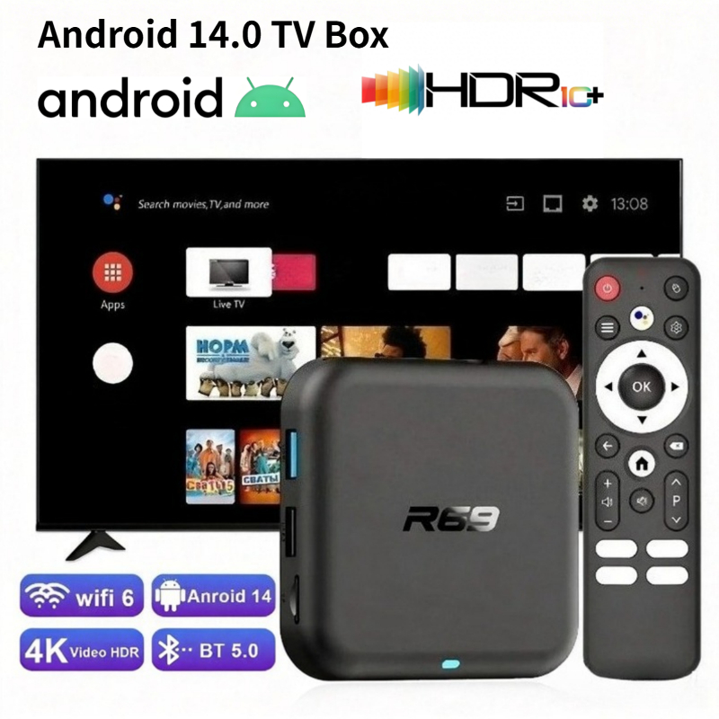 Home Cinema Google - Google Voice内蔵 4K高画質 Android 14 多言語対応ストリーミングプレーヤー