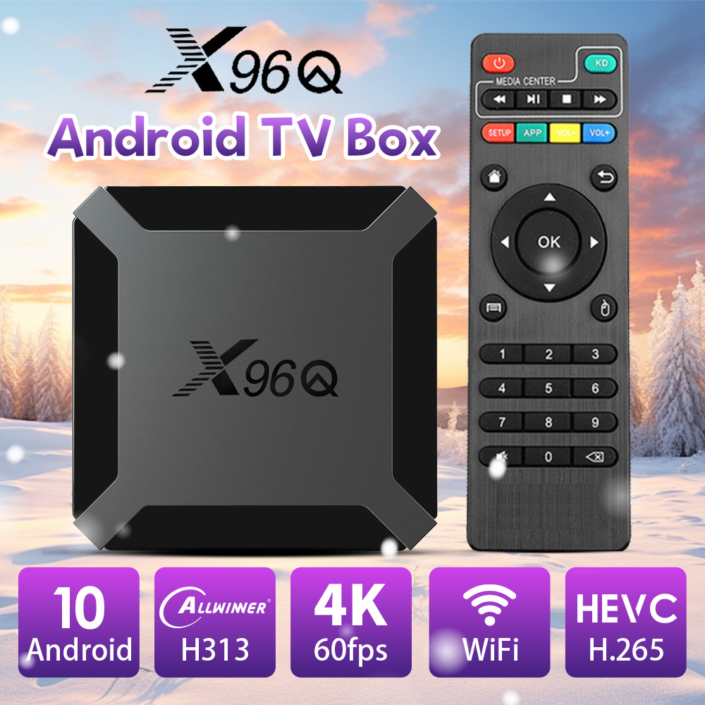 Netflix Home Cinema - X96Q Android TVボックス クアッドコア Android10 ストレージ