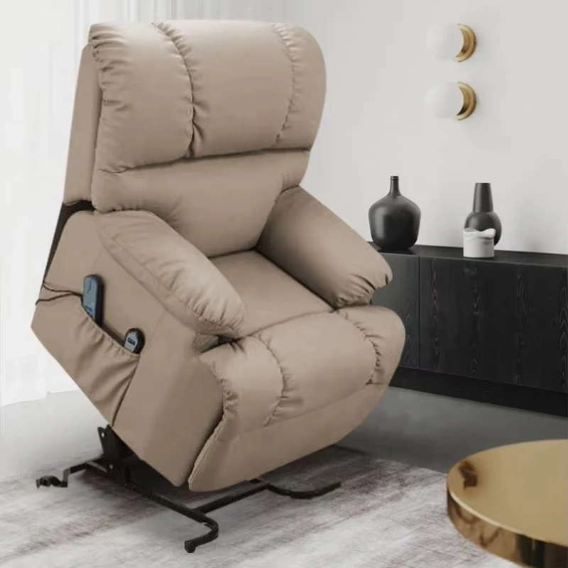 Home Cinema Sofa - モダンなメタルフレームの電動リクライニングマッサージソファチェア、リモコン付き、ホームシアター、映画館、リビングルームに最適