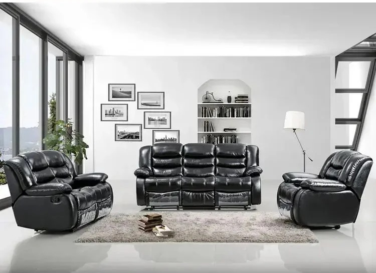 Home Cinema Sofa - 本革ソファ リビングルームセット 電動ソファ 3人掛け 2人掛け 1人掛け