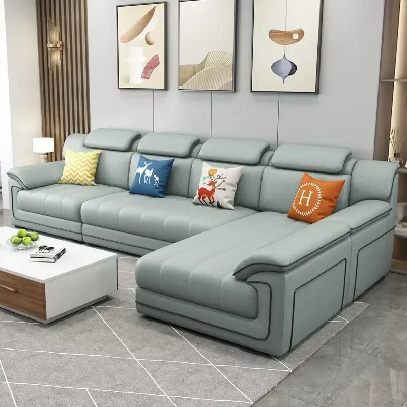 ウッドベージュのヨーロピアンソファ、フィラーアームレストデザ - Home Cinema Sofa のレビューと価格