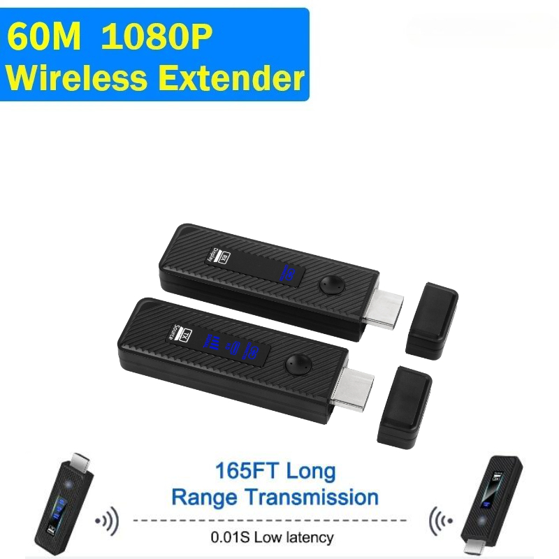 1080p 60m ワイヤレスビデオ送信機受信機スクリーン共 - Home Cinema Tv Screen のレビューと価格