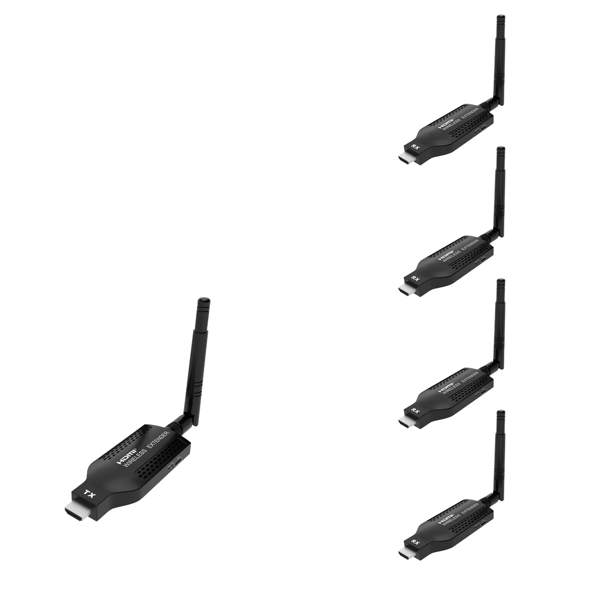 HDMIエクステンダー ビデオ送信機 受信機 1TX to  - Home Cinema Tv Screen のレビューと価格