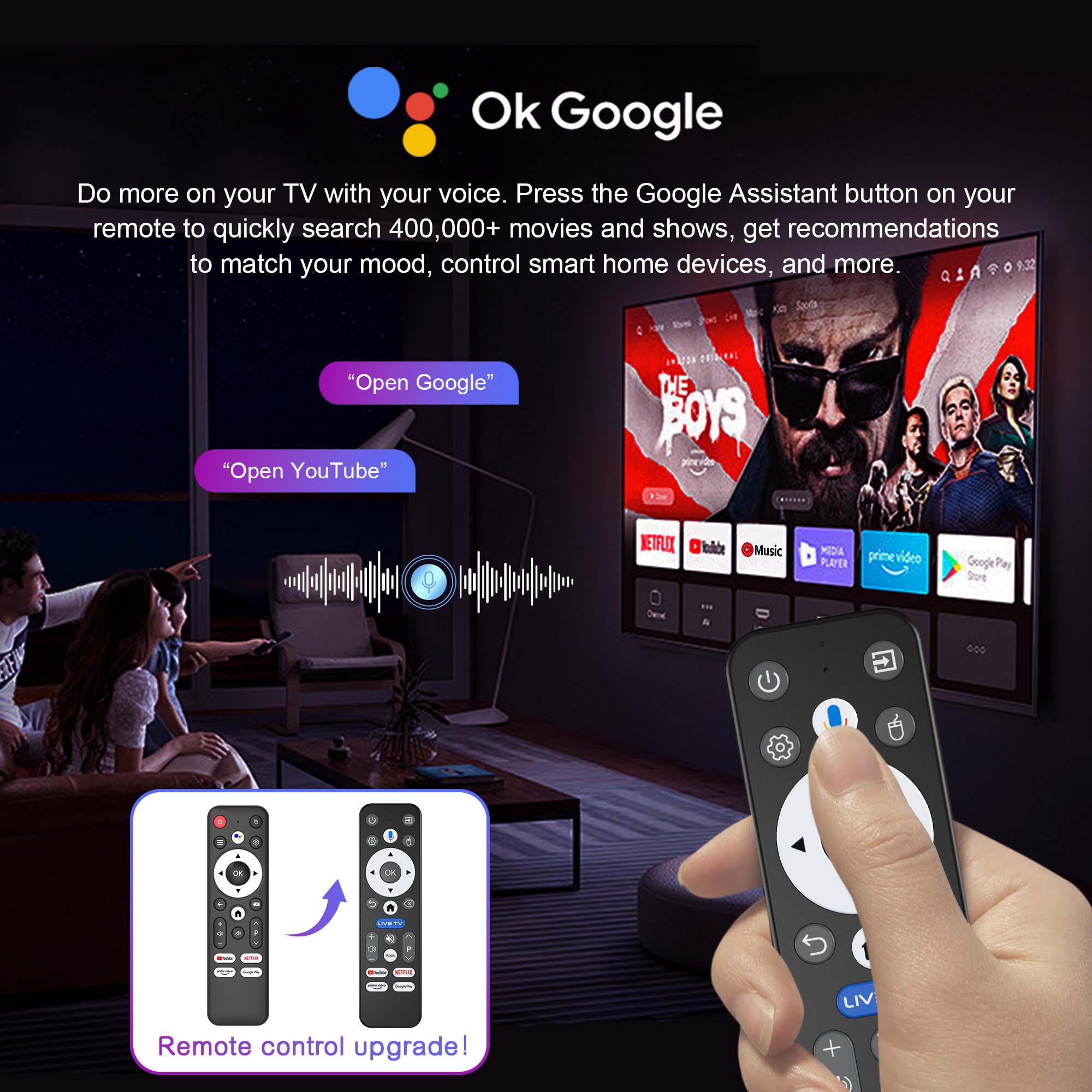 TVボックス Android 16 Googleアシスタント - Home Cinema Google のレビューと価格