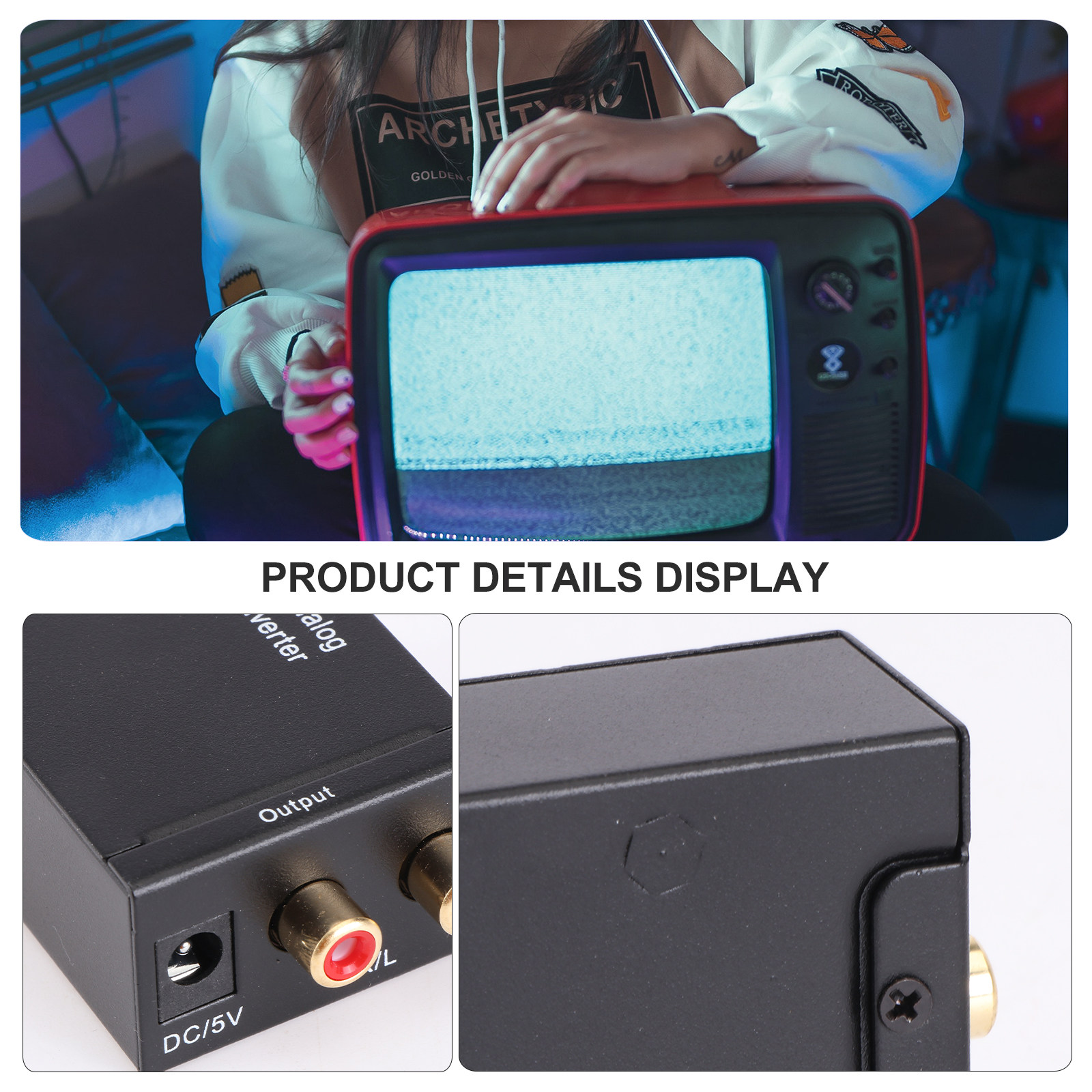 光デジタル-同軸デジタル-アナログオーディオコンバーター L - Home Cinema Tv のレビューと価格