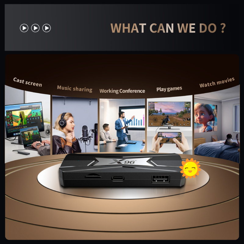 X96 NEO TVスティック Amlogic S905X5 - Home Cinema Google のレビューと価格