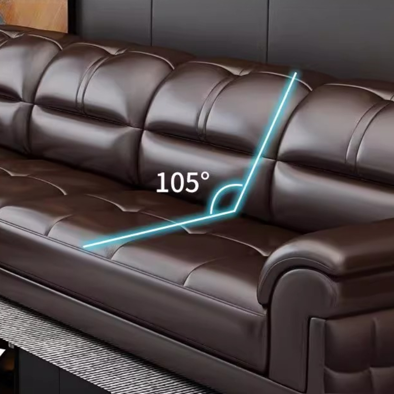 本革製の小さなアパート用ソファ 高級アパート用ソファ 映画館 - Home Cinema In Small Room のレビューと価格