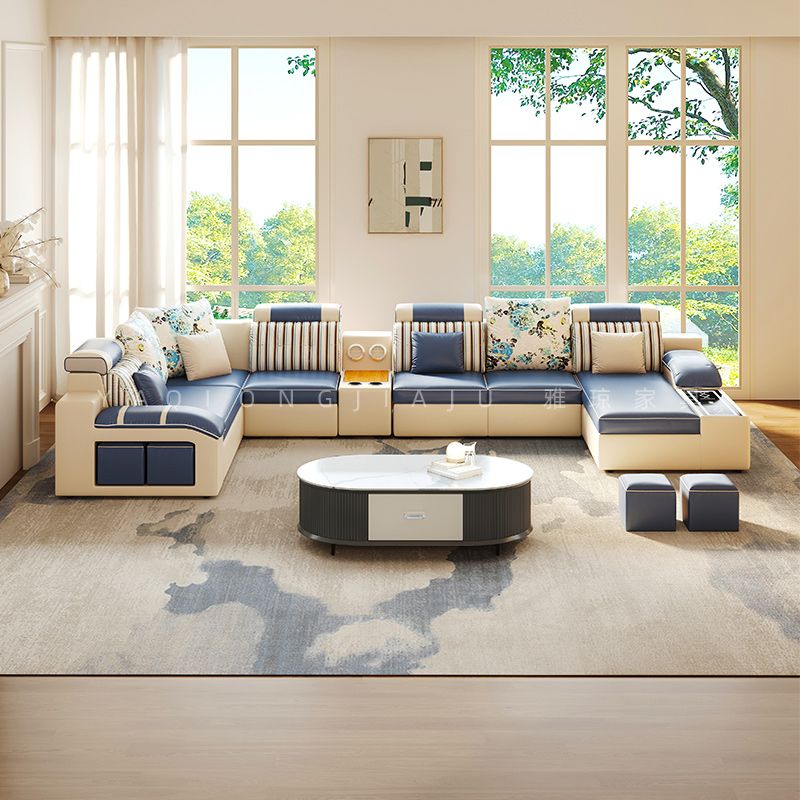 最新のリビングルームソファセット、モダンラグジュアリー、工場 - Home Cinema Sofa のレビューと価格
