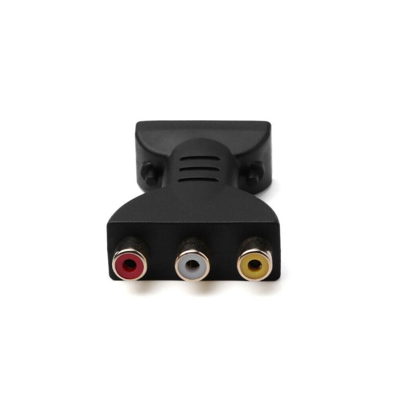 AV-HDTVコンポジットアダプター 3 RCA（赤、白、黄 - Home Cinema Tv のレビューと価格