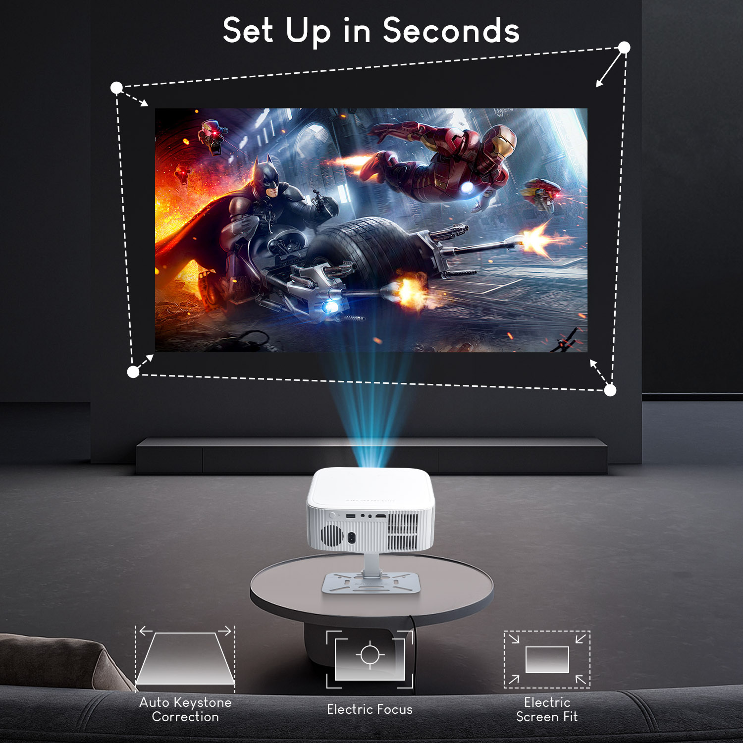 ゾラゲNetflixプロジェクターP92MAXスマートアンド - Netflix Home Cinema のレビューと価格