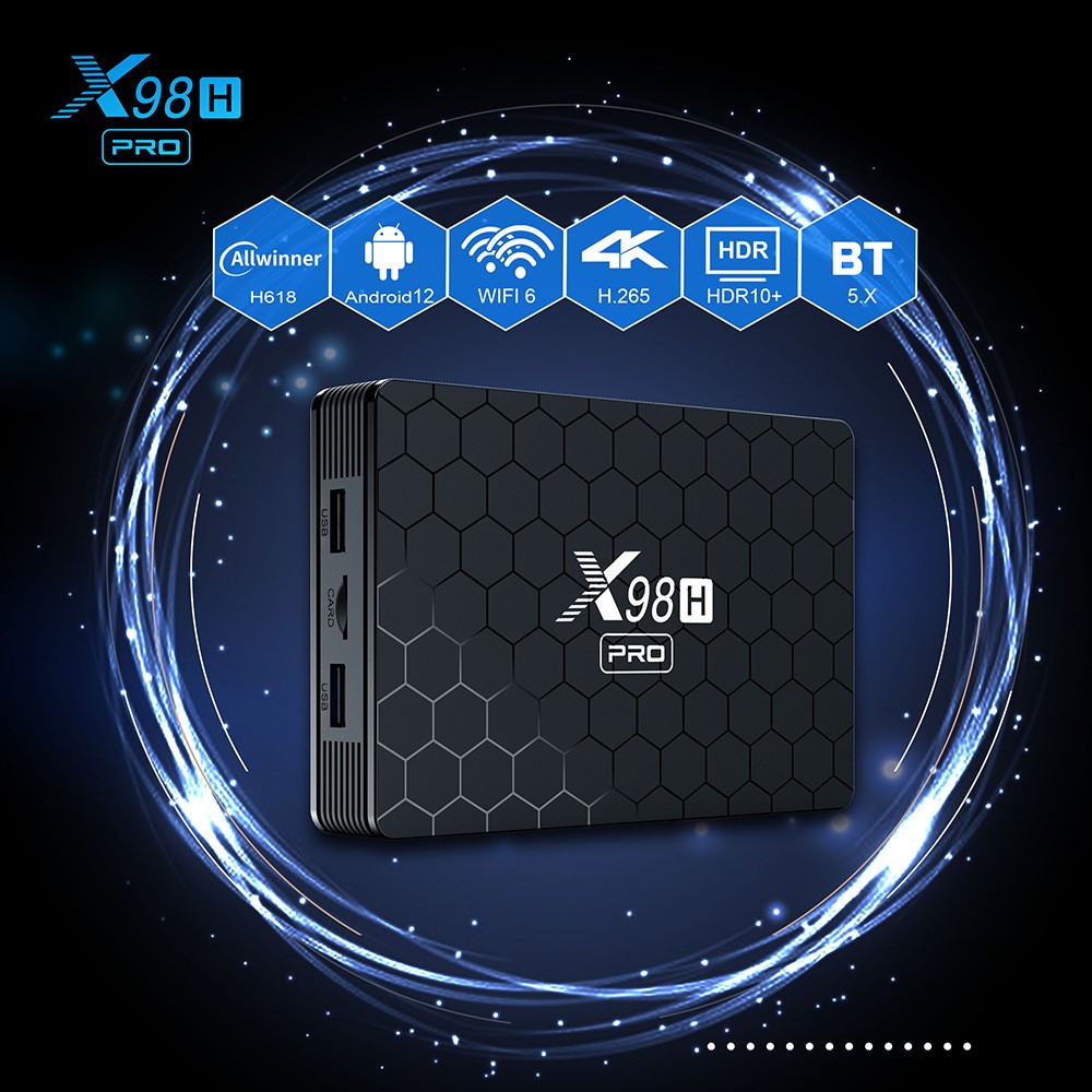 X98H Pro スマート TV ボックス 6K 2.4&5 - Home Cinema Google のレビューと価格