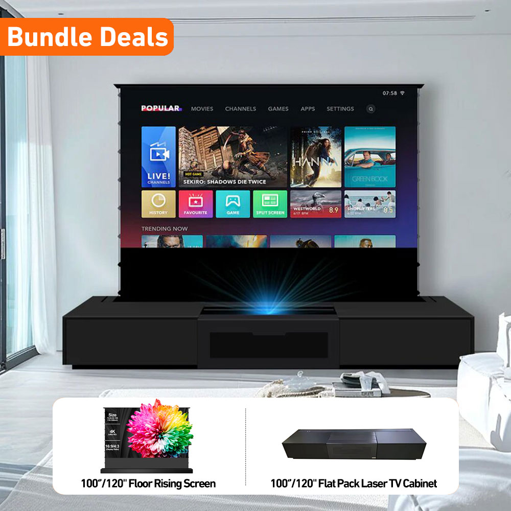 新美容トレンド 120インチ 4K レーザースマートテレビキ - Home Cinema Tv Screen のレビューと価格