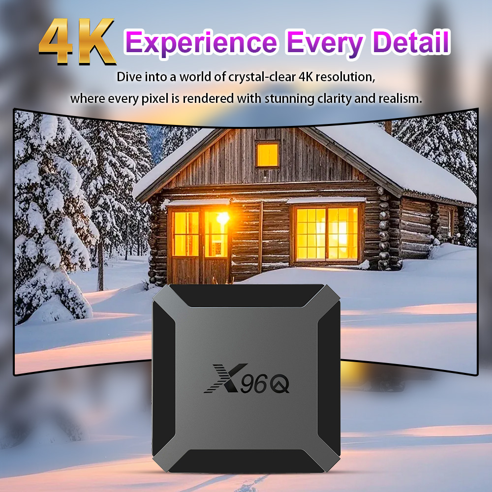 X96Q Android TVボックス クアッドコア And - Netflix Home Cinema のレビューと価格