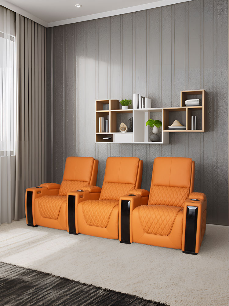 モダンラグジュアリーリクライニングホームシアターソファVIP - Home Cinema Sofa のレビューと価格