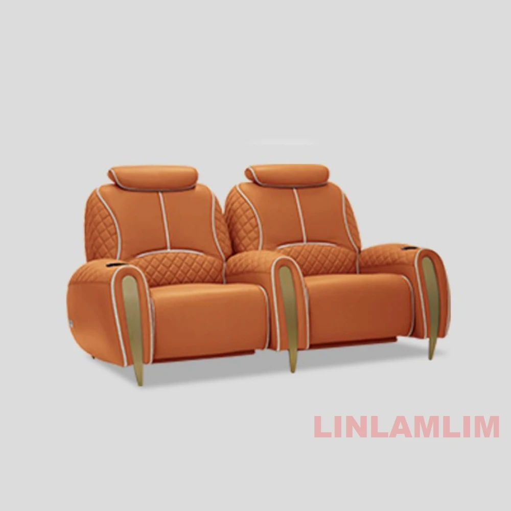 高級電動リクライニングシアター座席ソファ – LED照明、U - Home Cinema Sofa のレビューと価格