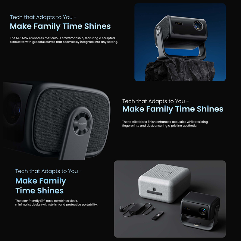 Dangbei MP1 Max 4Kプロジェクター 3100 - Netflix Home Cinema のレビューと価格