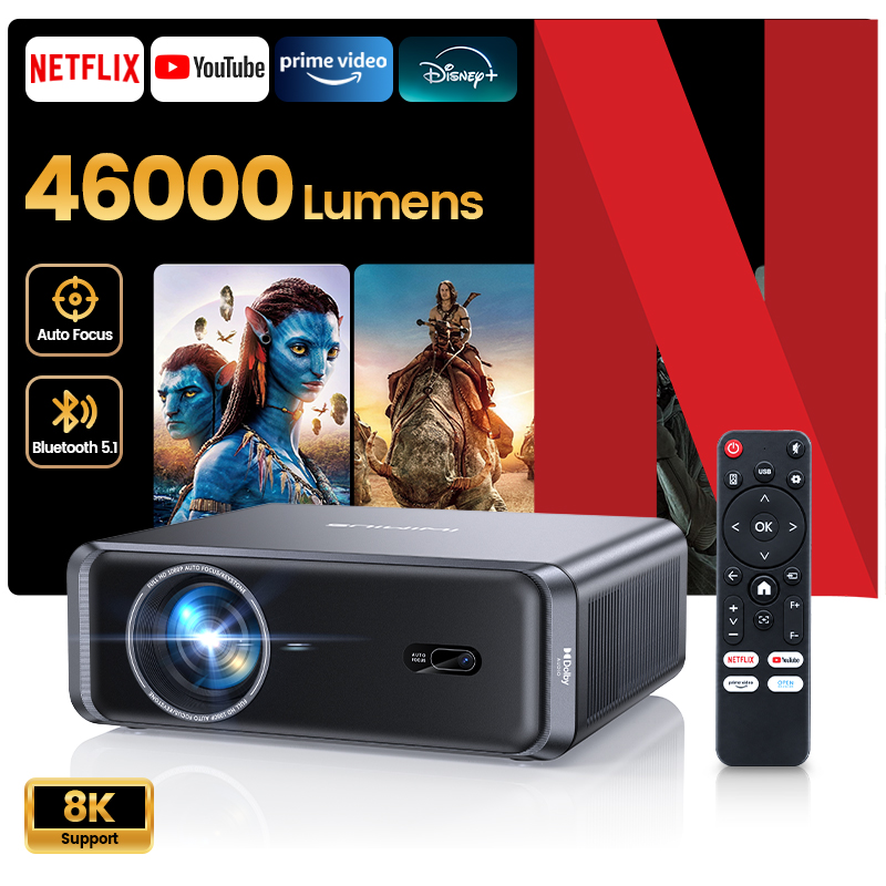 Laresar A1 4K Android Wifiプロジェ - Netflix Home Cinema のレビューと価格